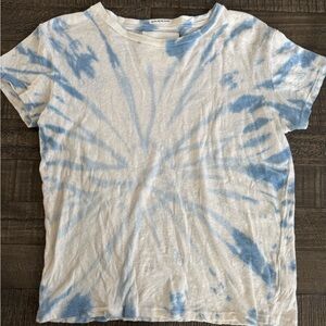 MOTHER SUPERIOR - THE SINFUL TEE - BLUE SPIRAL OUT OF CONTROL TIE DYE T-SHIRT